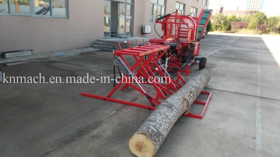 30ton Fast Speed Kinetic Wood Processor Log Splitter for Forestry Station